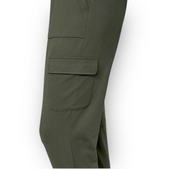 NWT Joggers w/ Cargo Pockets | Volcanic Ash (Olive Green) | MONDETTA - Picture 3 of 5